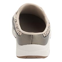 "As Is" easy spirit Traveltime Leopard-Print Slip-On Clog