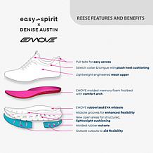 "As Is" easy spirit x Denise Austin Reese Casual Sneaker