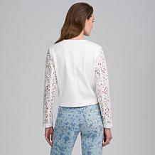 "As Is" Elle Get the Look Lace Satin Jacket