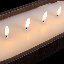 "As Is" Emryn House 15" 6-Wick Flameless LED Statement Wax Candle