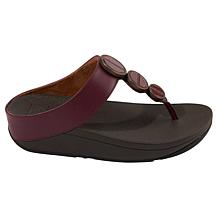 "As Is" FitFlop Halo Metallic Toe-Post Sandal