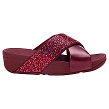 "As Is" FitFlop Lulu Crystal-Mix Metallic Cross