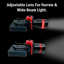 "As Is" Flipo Radius Zoom Clip-on COB LED Cap Light - Set of 2