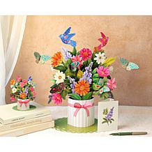 "As Is" Freshcut Paper Classic and Mini Springtime Popup Card Kit -...