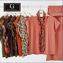 "As Is" G by Giuliana 3-piece Top, Bottom and Scarf Belt Set