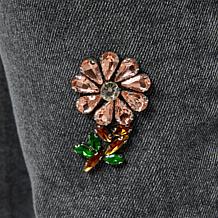 "As Is" G by Giuliana Black Label Embellished Denim Jean