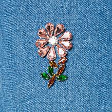 As Is G by Giuliana Black Label Embellished Denim Jean