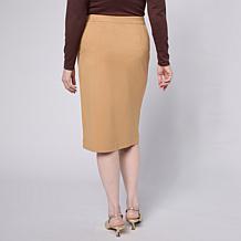 "As Is" G by Giuliana Black Label Roma Knit Skirt with Pockets