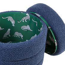 "As Is" G by Giuliana Boucle Storage Ottoman