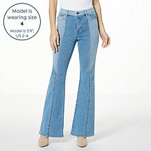 "As Is" G by Giuliana Echochic Seamed Flare Leg Jean