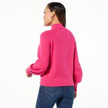 "As Is" G by Giuliana Embellished Balloon Sleeve Sweater