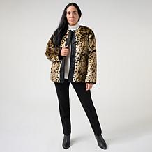 "As Is" G by Giuliana Faux Fur Reversible Jacket