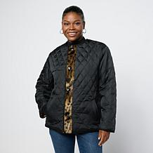 "As Is" G by Giuliana Faux Fur Reversible Jacket