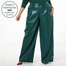 "As Is" G by Giuliana Faux Leather Trouser