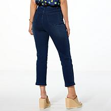 "As Is" G by Giuliana G-Soft Denim Slim Girlfriend Cropped Jean