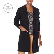 "As Is" G by Giuliana Jacquard Sweater Knit Duster Cardigan