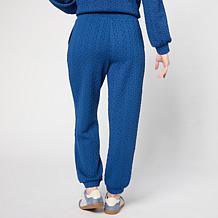 "As Is" G by Giuliana Knit Quilted Jogger