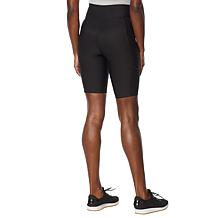 "As Is" G by Giuliana LounGy 2-pack Side Pocket Knit Bike Shorts