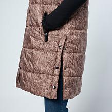 "As Is" G by Giuliana Printed Puffer Vest