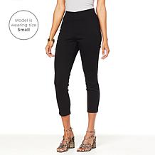 "As Is" G by Giuliana Retro Slim Crop Pant with Hide-and-Chic Waist...