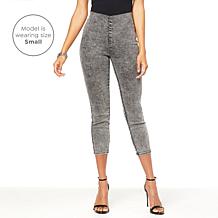 "As Is" G by Giuliana Retro Slim Crop Pant with Hide-and-Chic Waist...