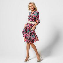 "As Is" G by Giuliana Serafina Tiered V-Neck Dress