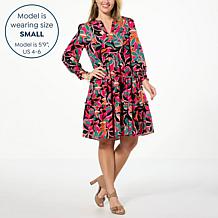 "As Is" G by Giuliana Serafina Tiered V-Neck Dress