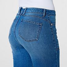 "As Is" G by Giuliana Stretch EcoChic Denim High-Rise Flared-Leg Jean