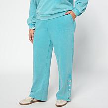 "As Is" G by Giuliana Sun-Kissed Terry Pant with Snap Detail