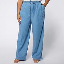 "As Is" G by Giuliana Tencel Wide Leg Pant
