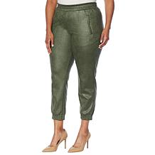 "As Is" G by Giuliana Ultrasuede Pull-On Jogger Pant