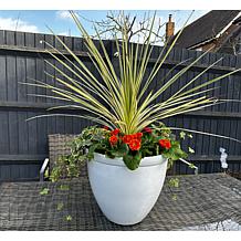 "As Is" Greanbase 16" Pearlescent Planters - Set of 2 