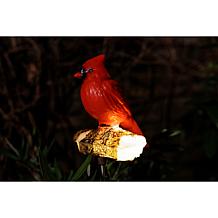 "As Is" GreanBase Solar Bird Stakes with Sounds - Set of 2