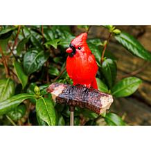 "As Is" GreanBase Solar Bird Stakes with Sounds - Set of 2