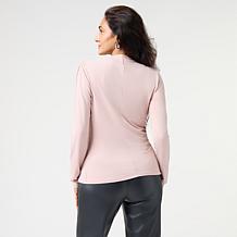 "As Is" GREY by Jhoan Sebastian Grey Knit Top with Gathering