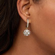 "As Is" Heidi Daus "Classic Cuties" Crystal Drop Earrings