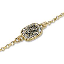 "As Is" Heidi Daus You're Gonna Flip Pavé Crystal Reversible Bracelet