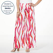 "As Is" HFR x Megan Renee Hammered Satin Palazzo Pant