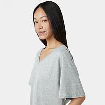 "As Is" HUE 2-pack Oversized Boyfriend Tee