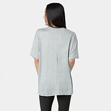 "As Is" HUE 2-pack Oversized Boyfriend Tee