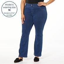"As Is" HUE Baby Bootcut Denim Pant