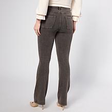 "As Is" HUE Classic Stretch Denim Baby Bootcut Pant