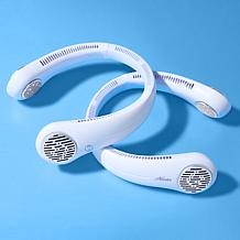 "As Is" Hunter 2-Pack Rechargeable Portable Neck Fans