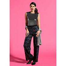 "As Is" IMAN Global Chic Crewneck Shell Tank Top