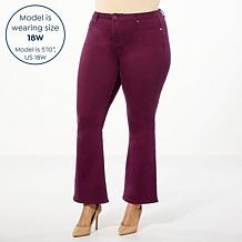 "As Is" IMAN Global Chic Perfect Fit 360 Slim Bootcut Jean