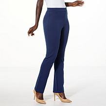 "As Is" IMAN Global Chic Straight Leg Ponte Pant