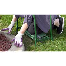 "As Is" Improvements 2-in-1 Garden Bench/Kneeler with Tool Bag