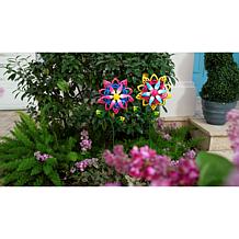 "As Is" Improvements 36" Solar Flower Stake