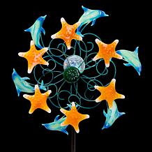 "As Is" Improvements 6' Coastal Dolphin Wind Spinner Stake
