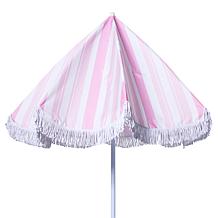 "As Is" Improvements 6.5' Fringe Umbrella with Base